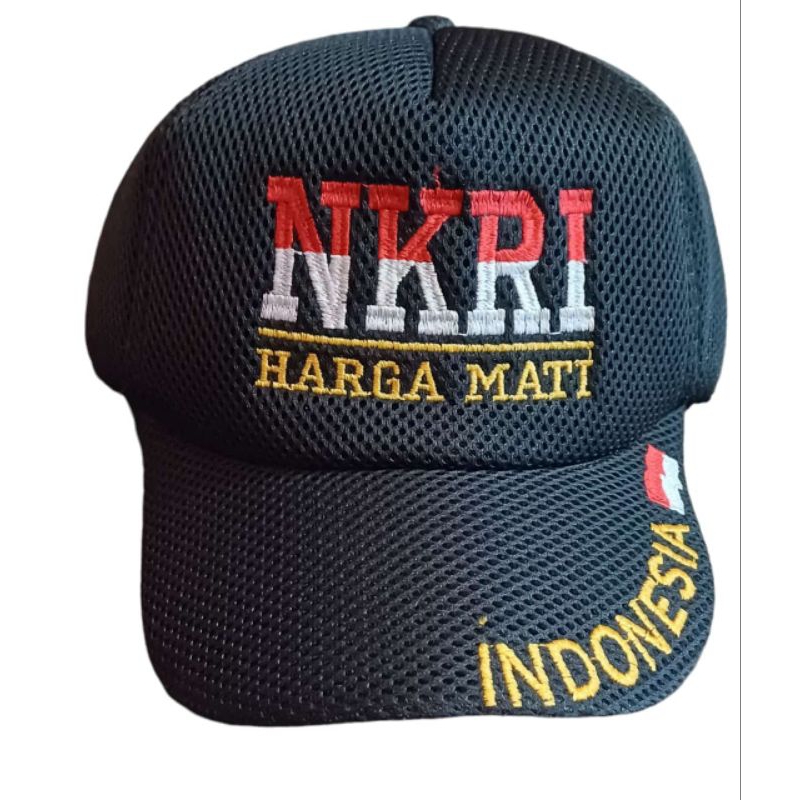 Jual TOPI DOUBLE MESS BORDIR Bahan premium kwalitas terbaik | Shopee ...