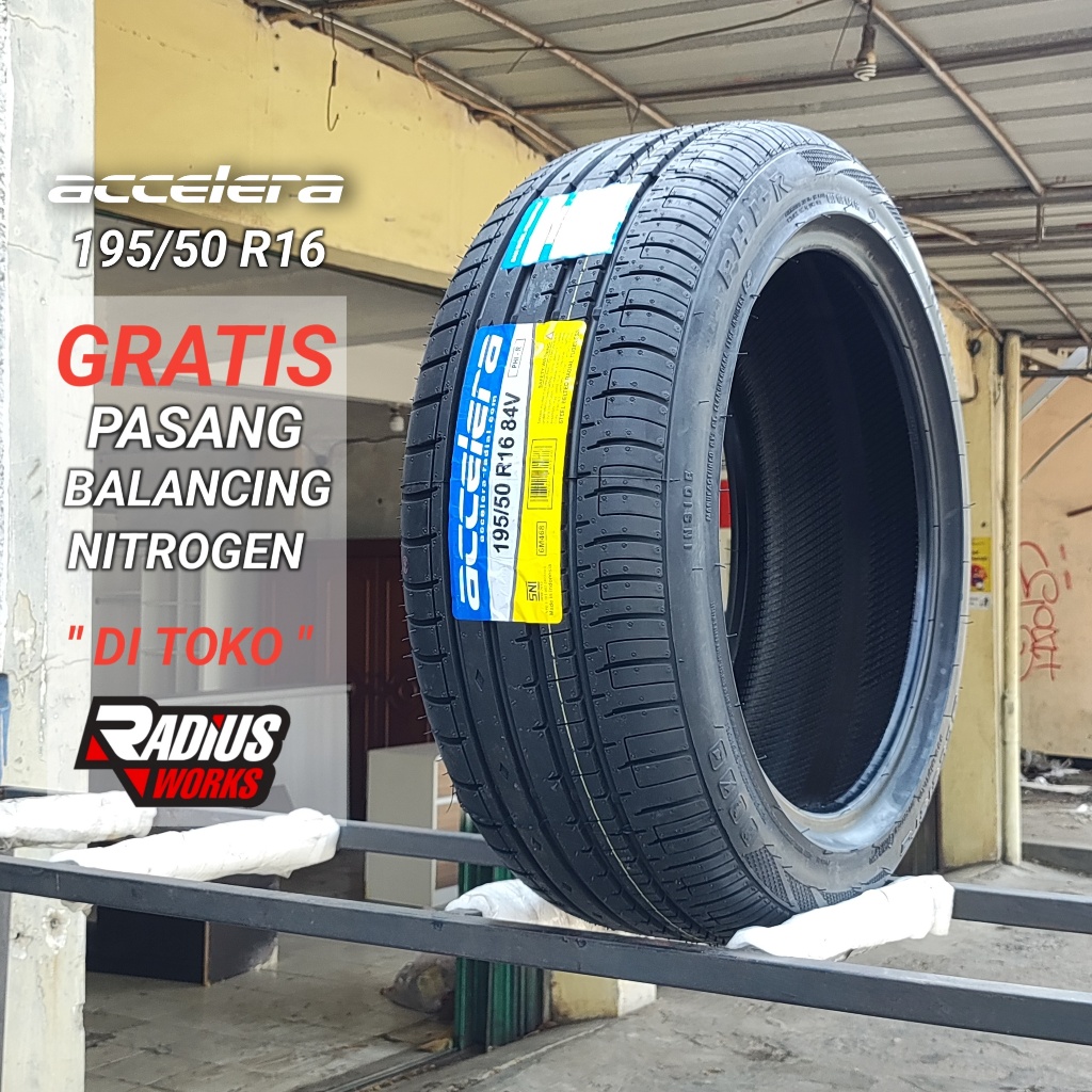 Jual Ban accelera ukuran 195 50 R16 type phi-r tubles senyap harian ...