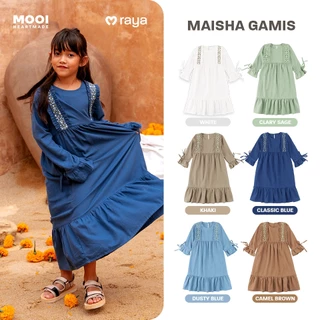 Mooi Dress Anak Gamis Anak Perempuan Raya Collection Maisha Gamis