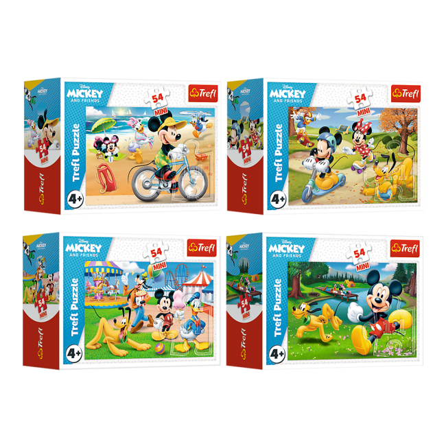 Jual Trefl Disney Mini Puzzle Mickey Mouse 54 Pcs | Shopee Indonesia