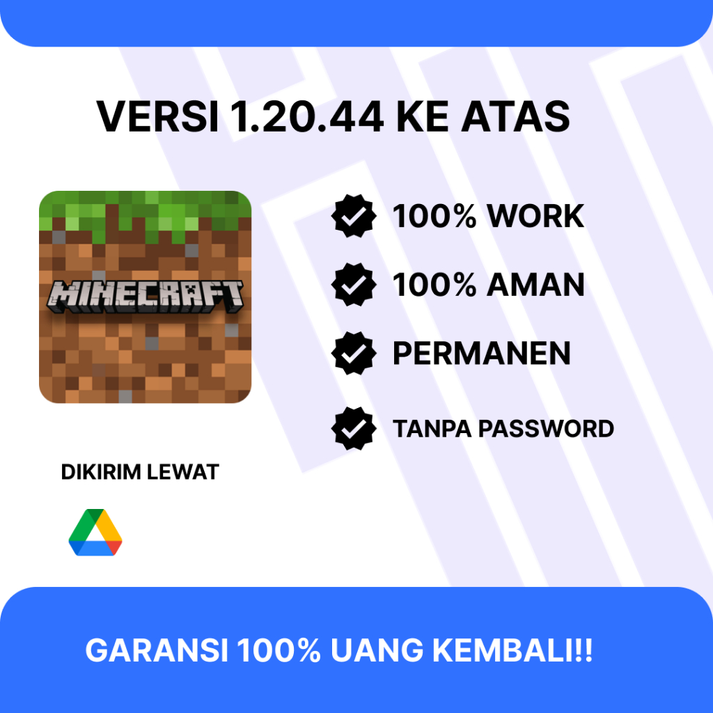 Jual Apk Minecraft PE v1.20.^ TERBARU 20242025 100 Sama 100