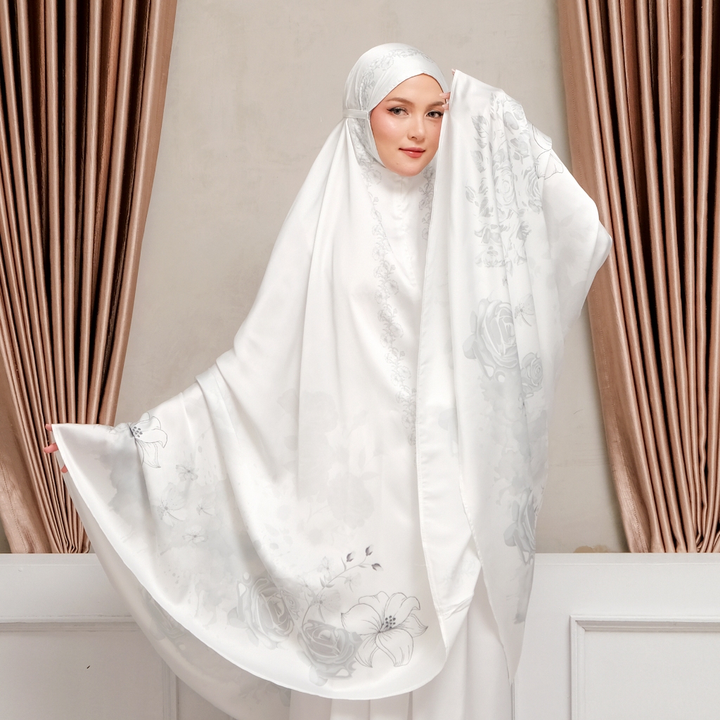 Mukena Dewasa Traveling Premium 2in1 bahan silky Nafilah series