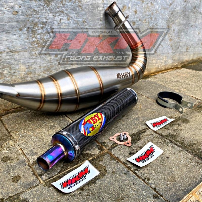 Jual KNALPOT NINJA R SS RR HBY KARBON SERAT KEVLAR | Shopee Indonesia