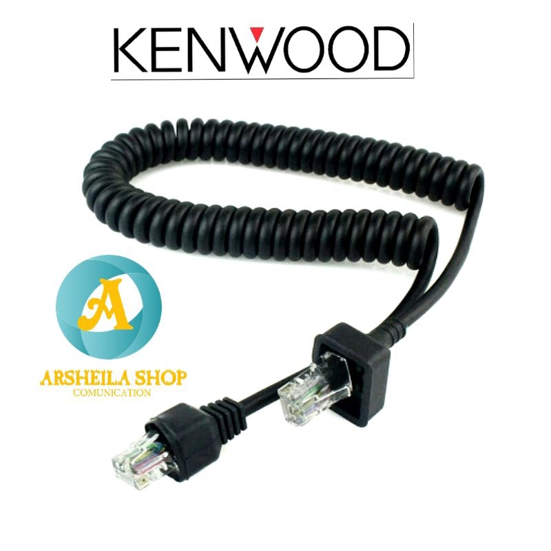 Jual Kabel spiral mic radio rig kenwood Tm 281 Tm 271 | Shopee Indonesia