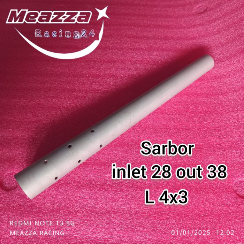 Jual Sarbor Engker Saringan Knalpot Borboran Inlet 28 out 38 Panjang ...