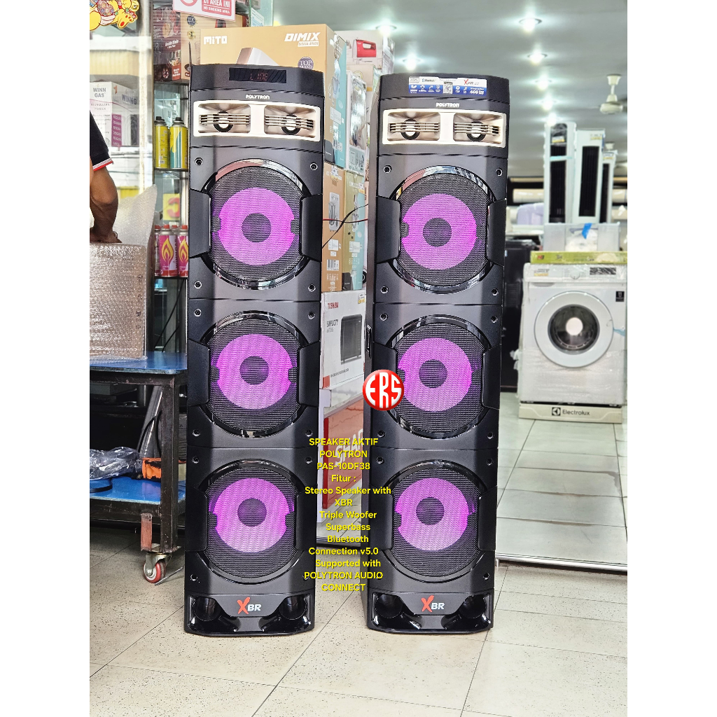Jual POLYTRON ACTIVE SPEAKER 3 WOOFER 10