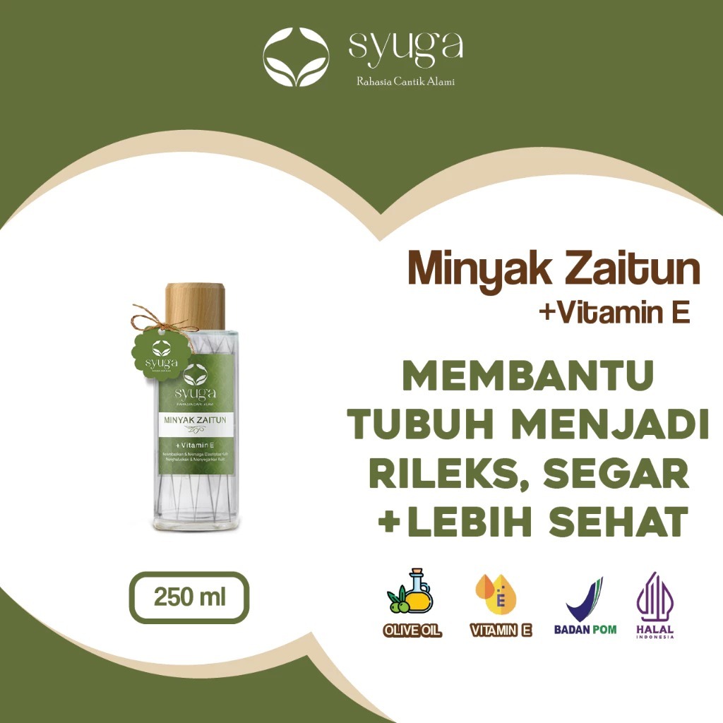 Jual Syuga Perfume Body Oil 250ml dengan Vitamin E (Menyamarkan Stretch ...