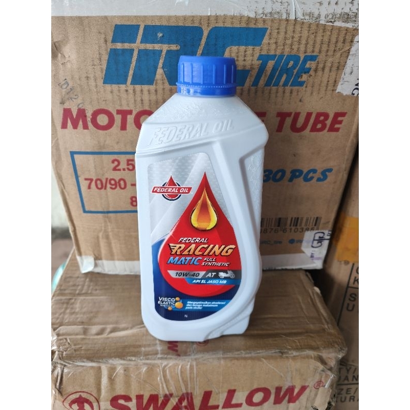 Jual oli federal racing matic 10w-40 1 liter | Shopee Indonesia