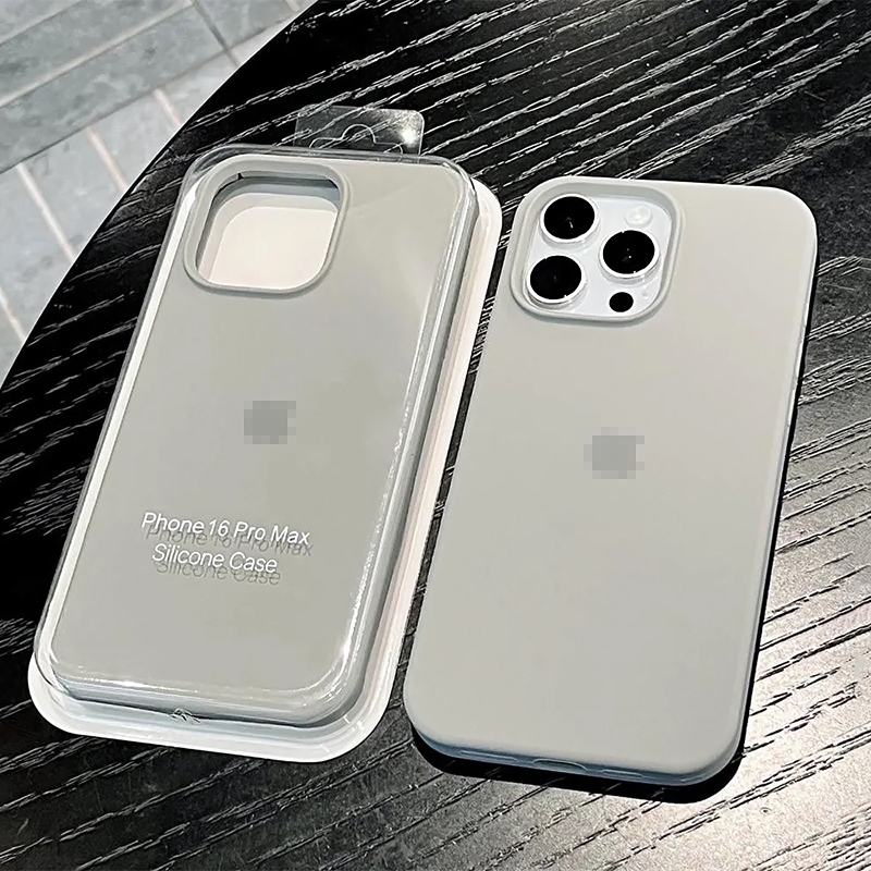 Jual With Logo With Box Liquid Silicone Soft Skin-friendly Phone Case ...