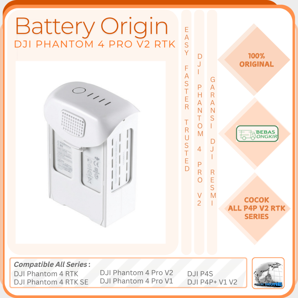 Jual Dji Phantom 4 Pro Intelligent Flight Battery 5870mAh | Shopee ...