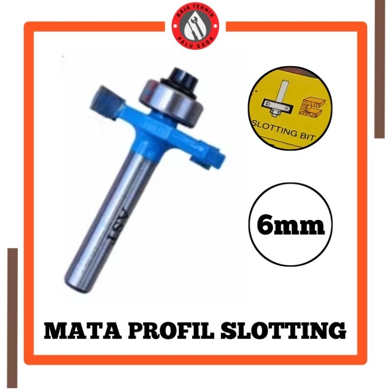 Jual AST Mata profil sloting bit ukuran 6mm untuk trimmer router ...