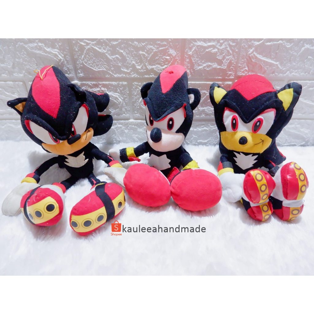 Jual Boneka sonic 3 shadow hitam black the hedgehog werehog ori ...