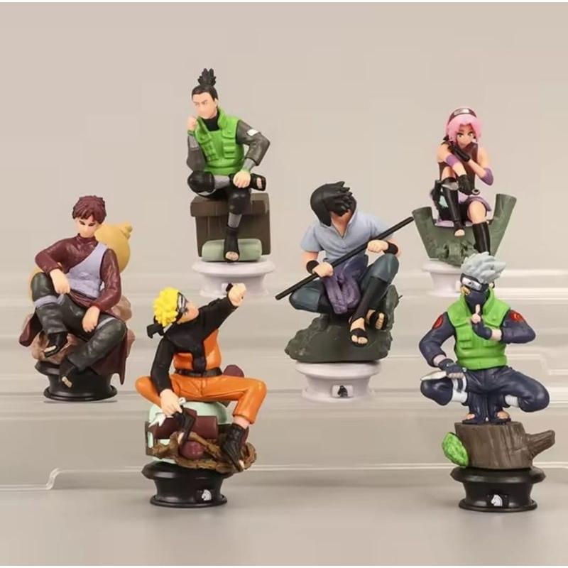 Jual Action Figure Naruto Shippuden Catur Anime Set 6 Pcs | Shopee ...