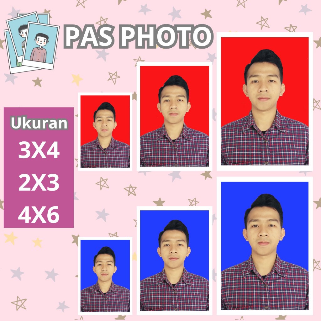 Jual PAS PHOTO MINIMAL 15 FOTO | Shopee Indonesia