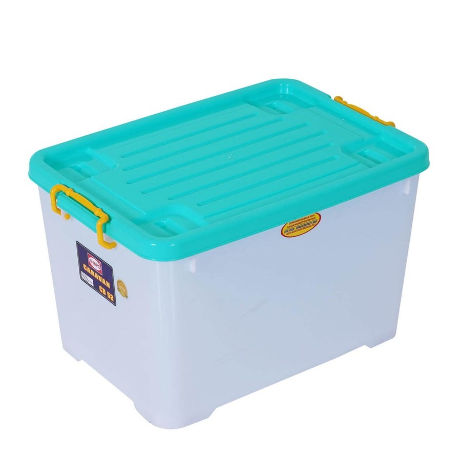 Jual Shinpo 142 Container Box Plastik Caravan CB 52 Liter Dengan Roda ...