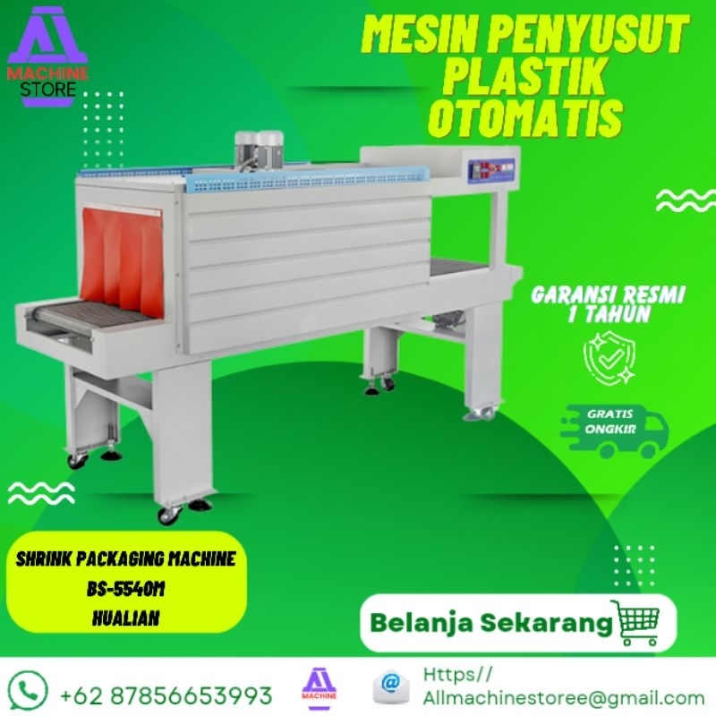 Jual MESIN PENYUSUT PLASTIK OTOMATIS shrinking packaging machine BS ...