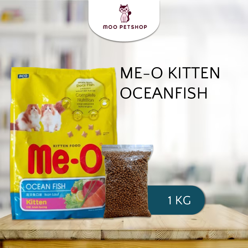 Jual Meo Kitten Ocean Fish 1kg Repack | Me-O Untuk Anak Kucing Kemasan ...