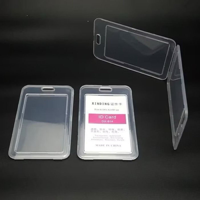 Jual [free rantai lada + charm] ID Card Holder Plastik Tempat ID Card ...