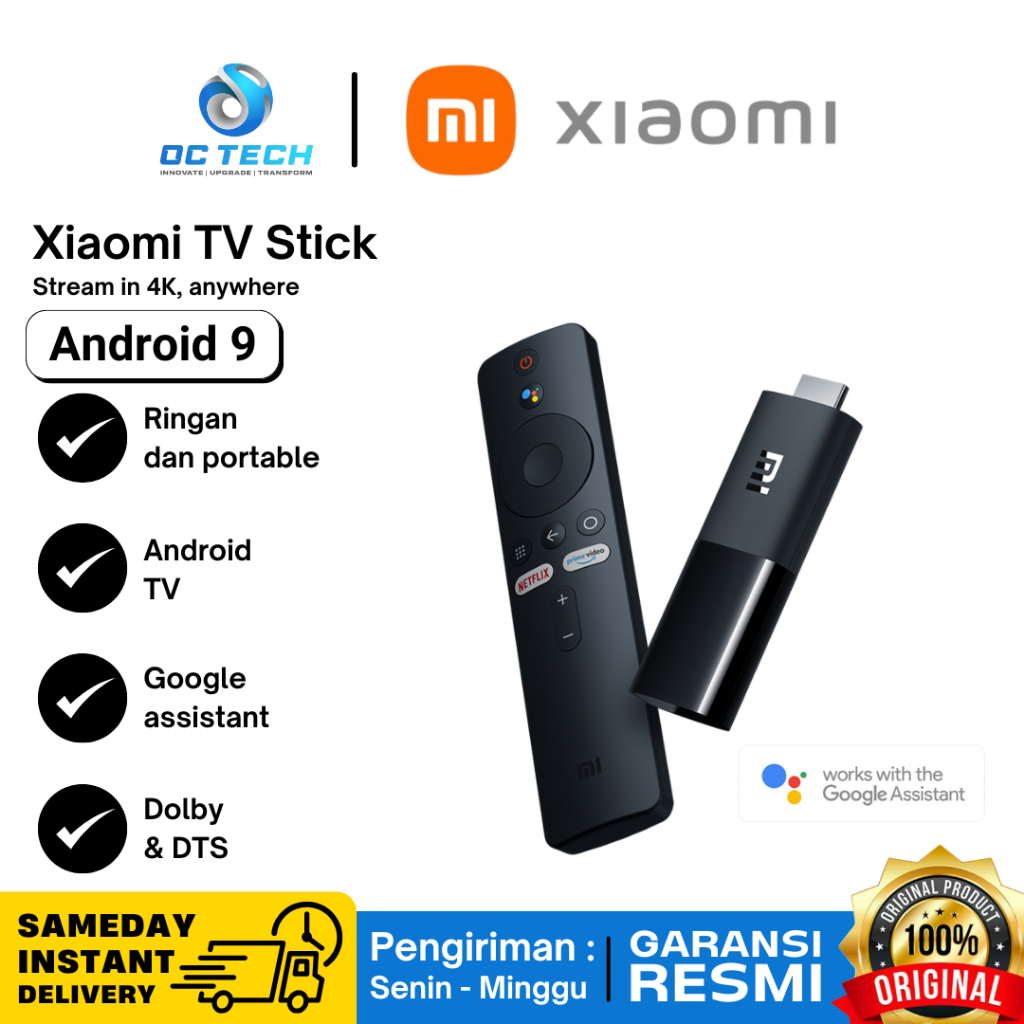 Jual Xiaomi Mi TV Stick Full HD Android TV Stick Android 9 Original ...