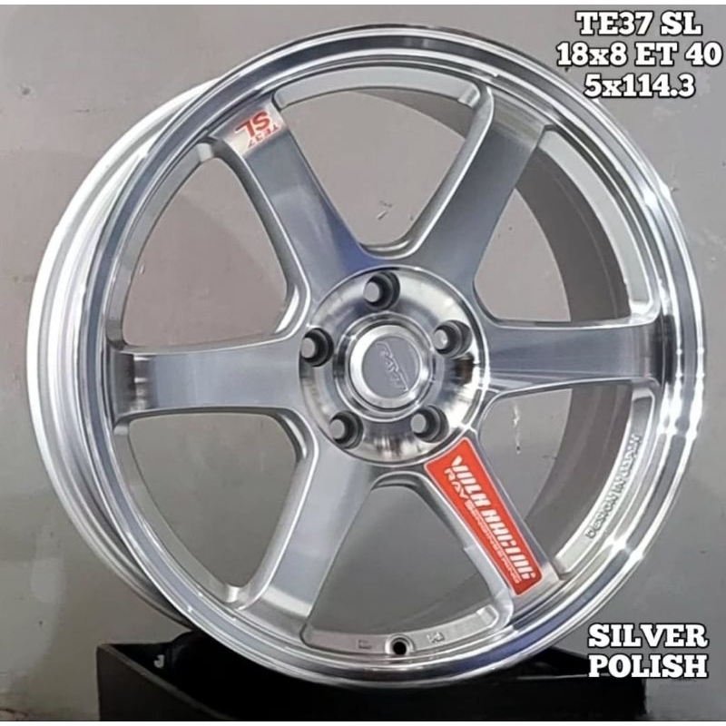 Jual velg mobil rays te37 ring 18 innova terios rush xpander hrv crv ...