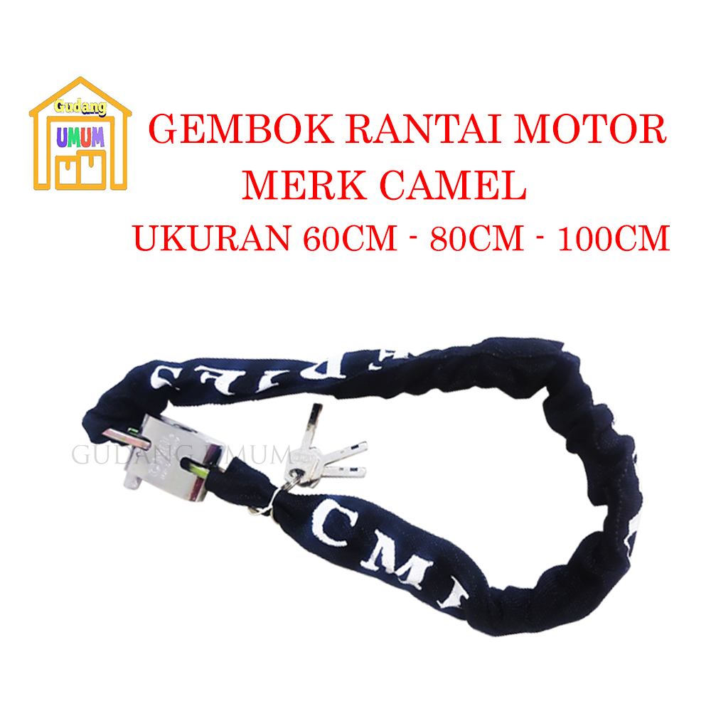 Jual Gembok Rantai CAMEL Varian 60 cm - 80 cm - 100 cm | Shopee Indonesia