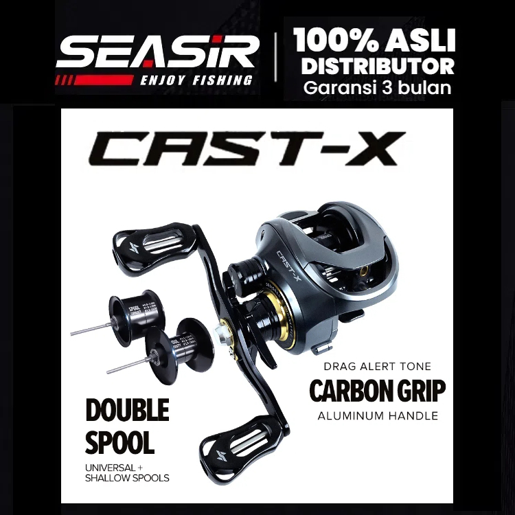 Jual RYOBISEASIR CAST X Reel Pancing Baitcasting, Reel BC 2 Kumparan ...