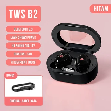 Mochoe S9 Headset Bluetooth Full Bass Nirkabel TWS Stereo Olahraga Gaming LED Bluetooth 5.3