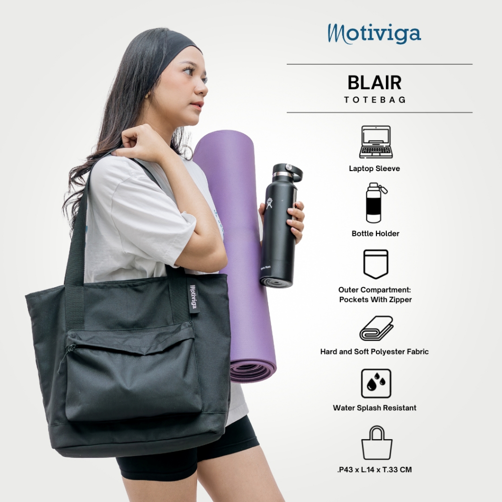 Jual Motiviga Tas Totebag Jinjing Aesthetic Unisex Blair Dominant ...