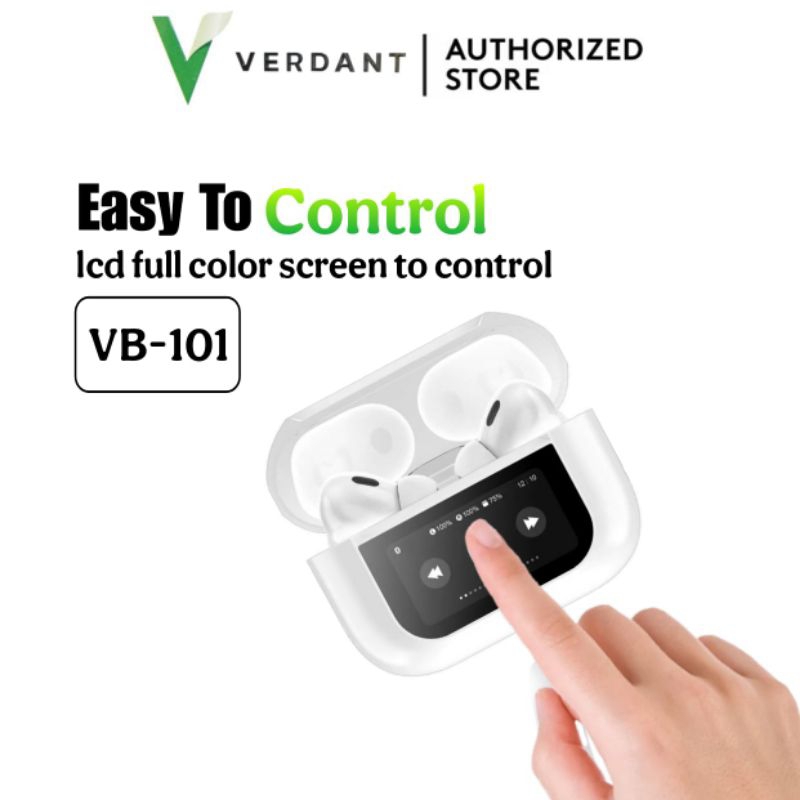 Jual VERDANT EARPHONE BLUETOOTH VB-101 ANC/ENC HEADSET BLUETOOTH V5.4 ...