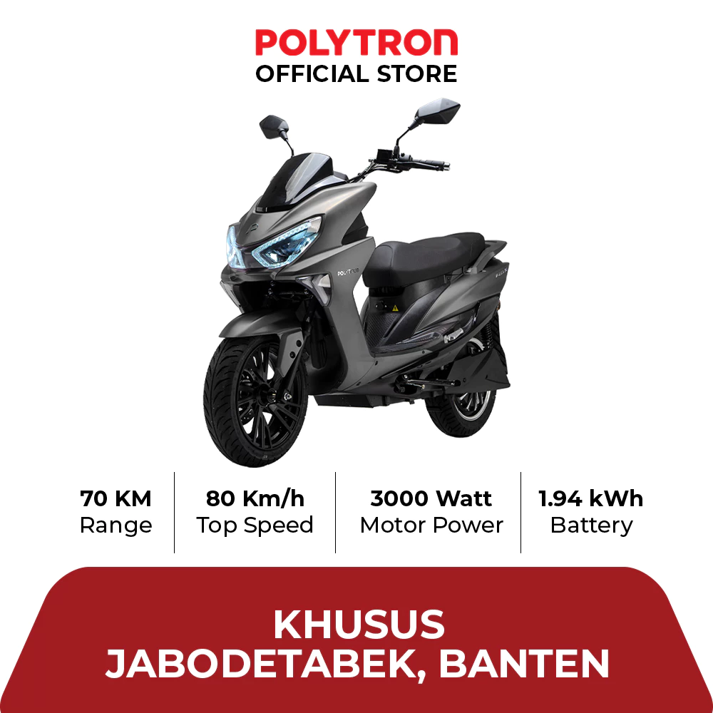 POLYTRON Fox S Sepeda Motor Listrik: Solusi Transportasi Urban dengan Baterai Sewa Terjangkau