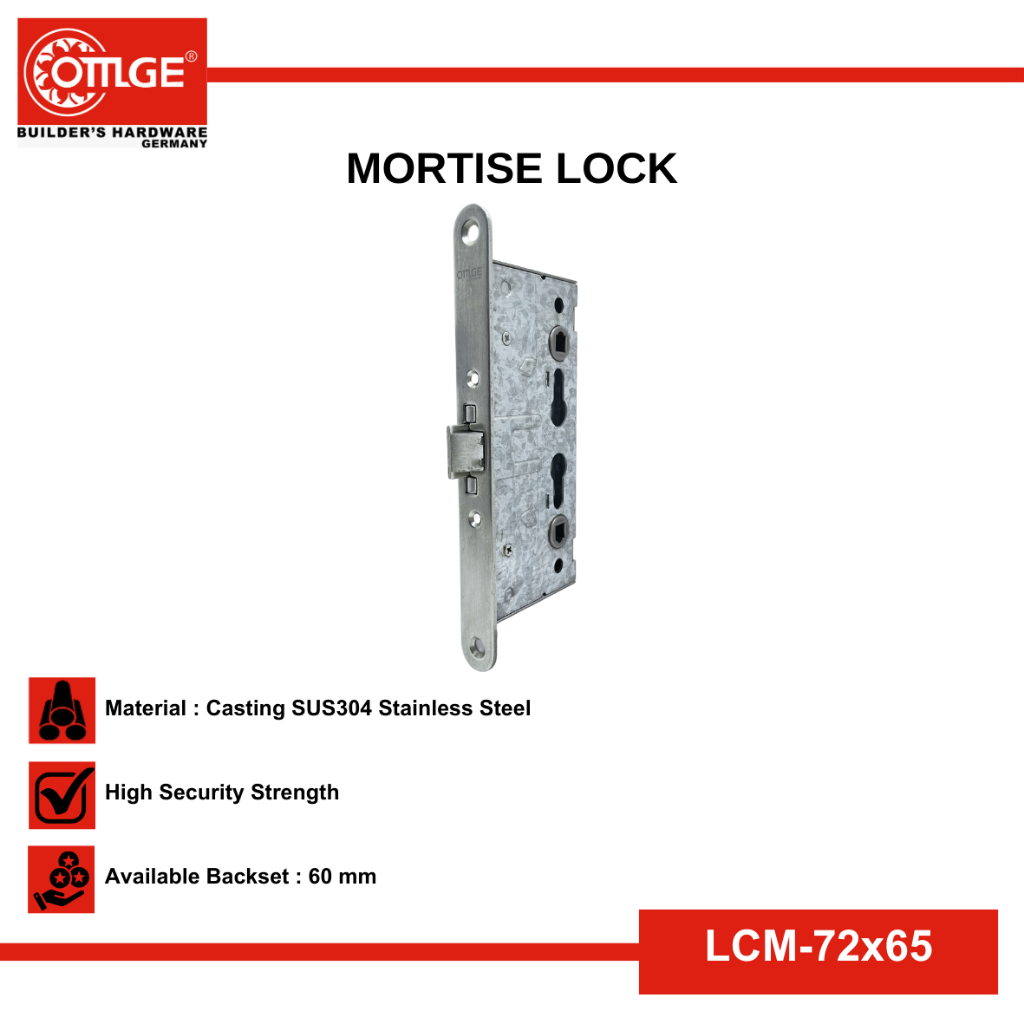 Jual MORTISE LOCK FOR STEEL DOOR/BODY KUNCI UNTUK PINTU BESI OMGE LCM ...