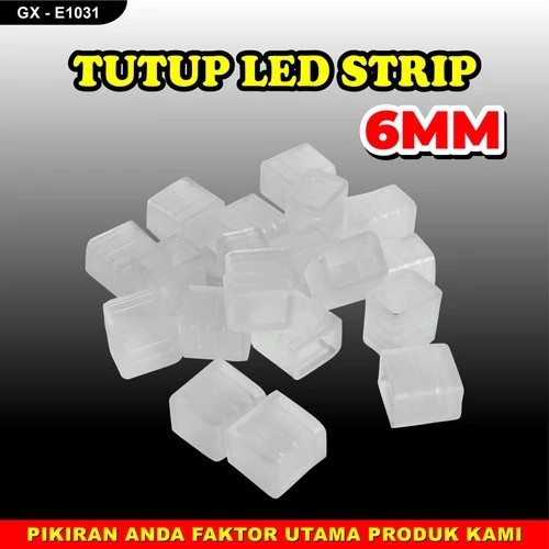 Jual TUTUP LED STRIP TUTUP LED NEON FLEX END CAP LED STRIP 6MM 10MM ...