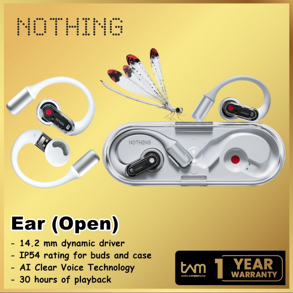 Jual Nothing Ear (Open) TWS True Wireless Bluetooth Earbuds 14.2mm ...