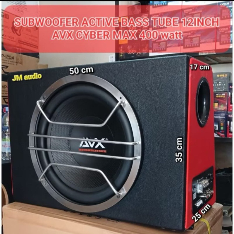 Jual Speaker SUBwoofer BASS BOX (ACTIVE) 12inch AVX AC-1268 Max 400Watt ...