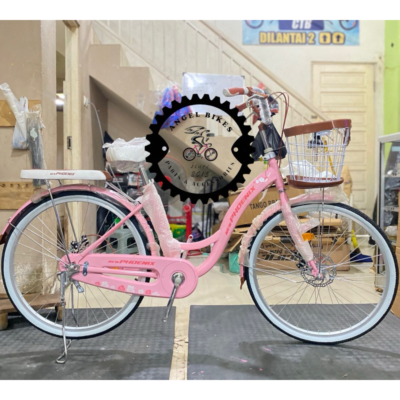 Sepeda Mini Perempuan CTB 24 26 Inch NewPhoenix NP-9918 DB Cakram Terbaru  sepeda mini city bike new phoenix murah promo bisa paylatter