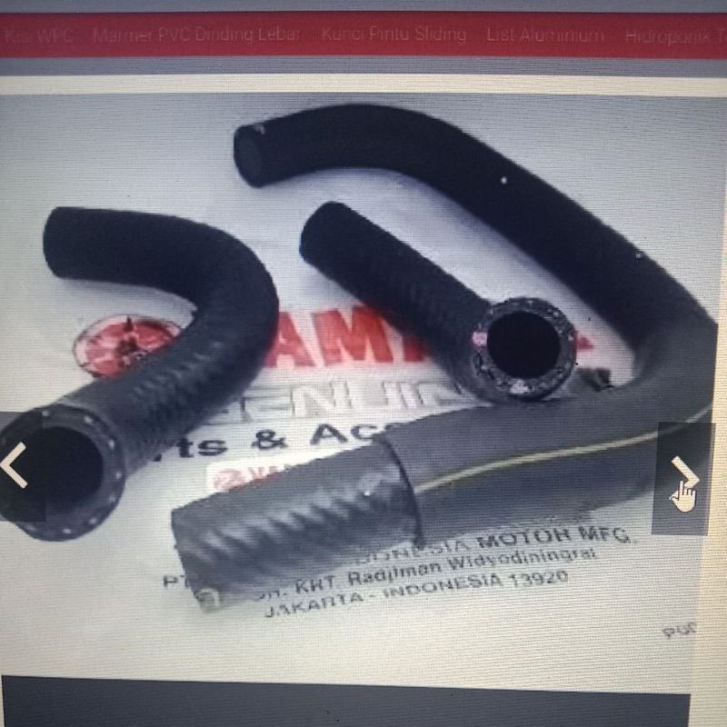 Jual Selang Radiator Hose Radiator Nmax Lexy Aerox original lostpack ...