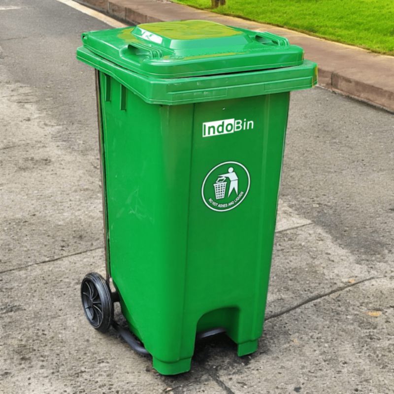 Jual IndoBin Tempat sampah injak kapasitas 120 - liter | Shopee Indonesia