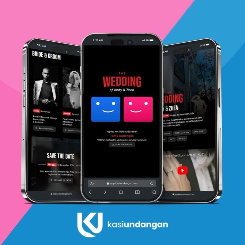 Jual Undangan Digital Tema Netflix Wedding Invitation RSVP | Shopee ...
