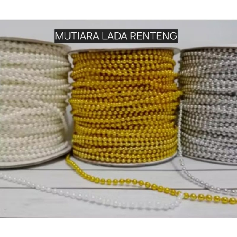 Jual MUTIARA RANTAI RENTENG | RANTAI LADA | PAREL MUTIARA | MOTE LADA ...