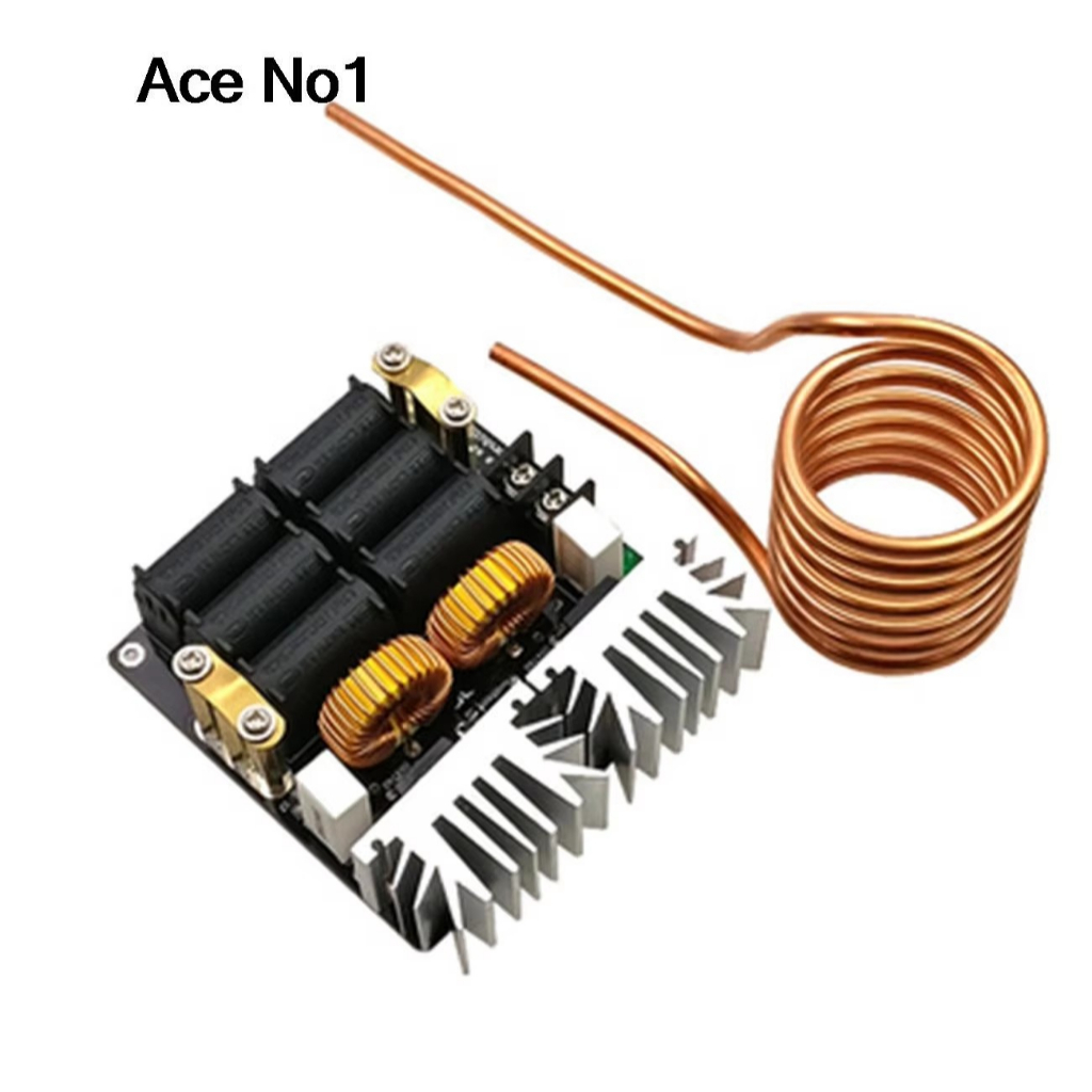 Modulo Riscaldamento A Induzione ZVS 1000W - 12V-48V | Per DIY, Fusioni, Laboratorio | Con Bobina In Ottone - Foto 2