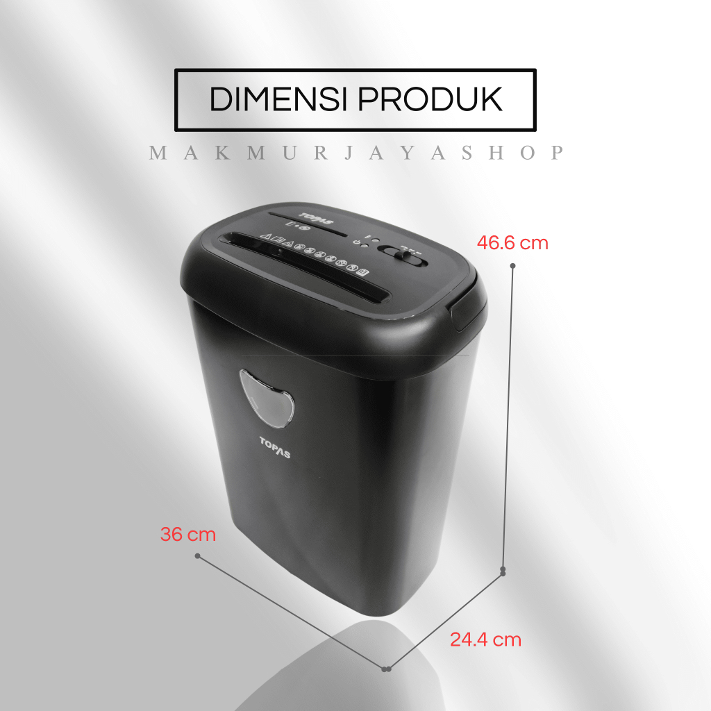Jual Mesin Penghacur Kertas Topas TP-12C Paper Shredder Topas TP12C ...