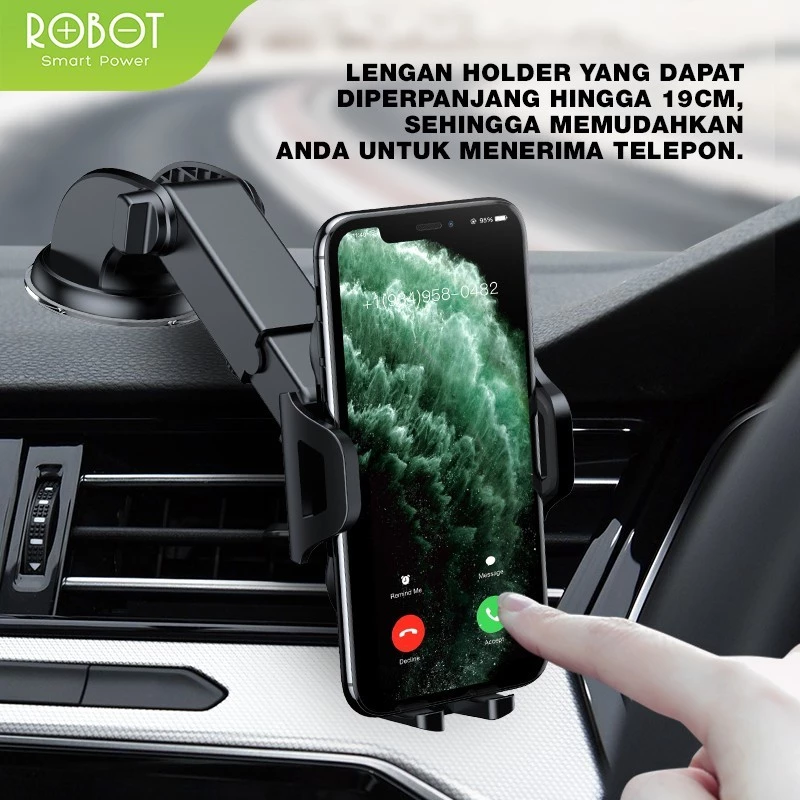 Phone Car Holder 360° Extendable Suction Cup