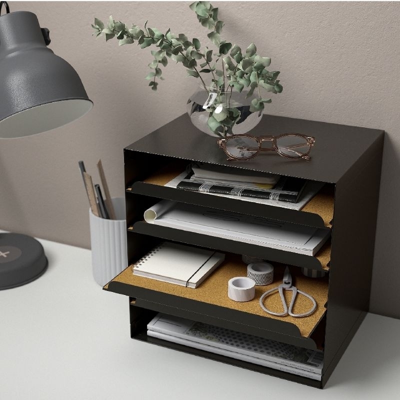 Jual MATTA Tempat Surat Dokumen File, Letter Tray Besi Antrasit ...