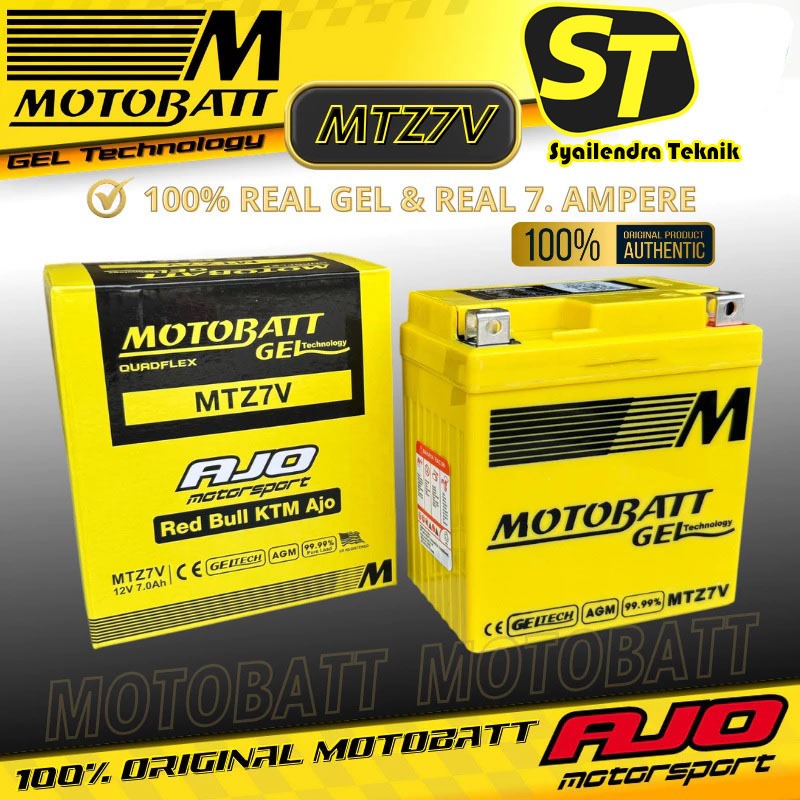 Aki Motor Nmax Old, Aerox 155, Lexi Motobatt MTZ7V Aki Kering Gel Original Yamaha