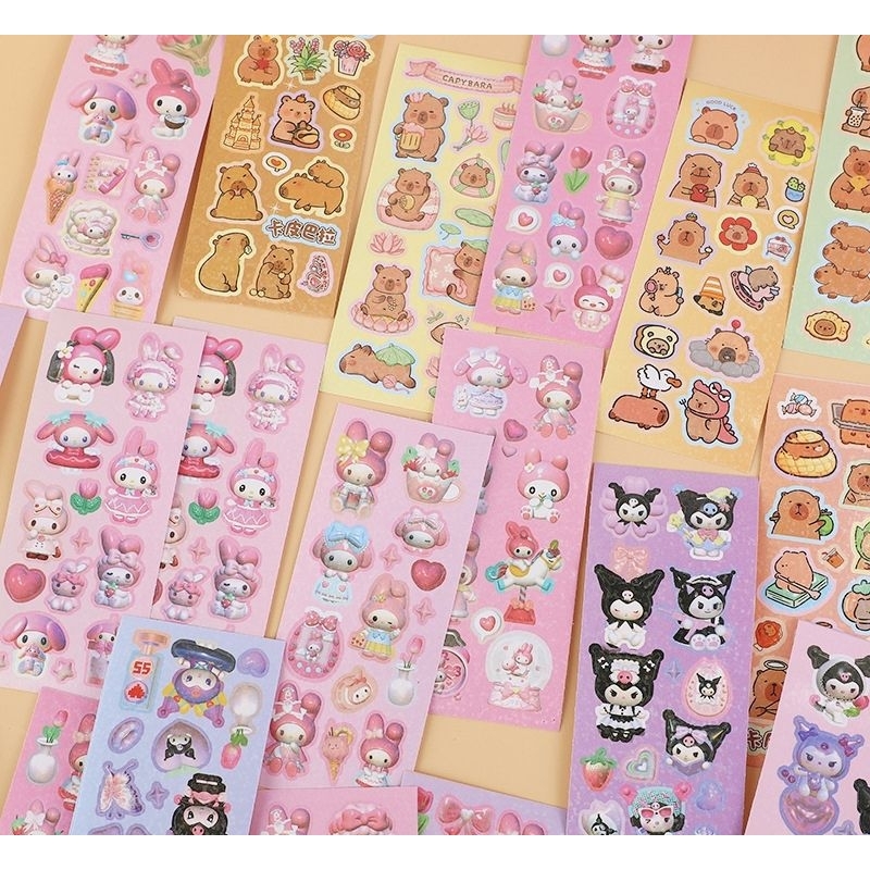 Jual HAPPY 20 PCS STICKER TEMPEL DIY STIKER BUKU DIARY CAMPUR MOTIF ...