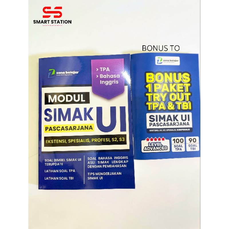 Jual 100% ASLI-MODUL SIMAK UI Pascasarjana + Bonus TO Terbaru (S2,S3 ...