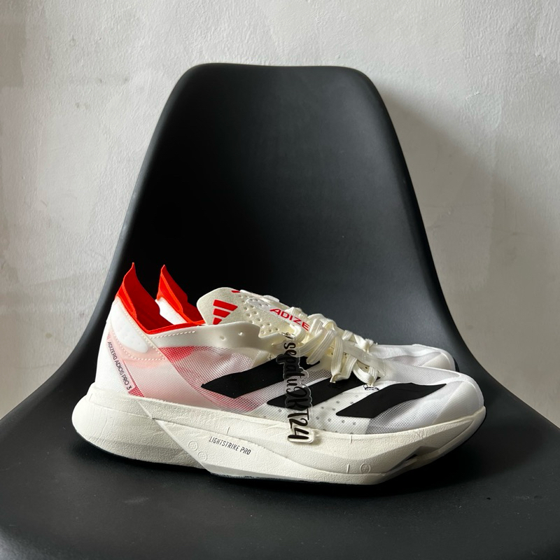 Jual ADIDAS ADIZERO ADIOS PRO 3 CLOUD WHITE SOLAR RED | Shopee Indonesia