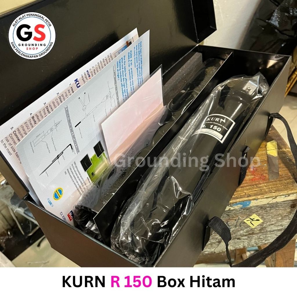 Jual KURN R 150 Box Hitam / Alat Penangkal Petir Kurn Box Hitam Tipe ...