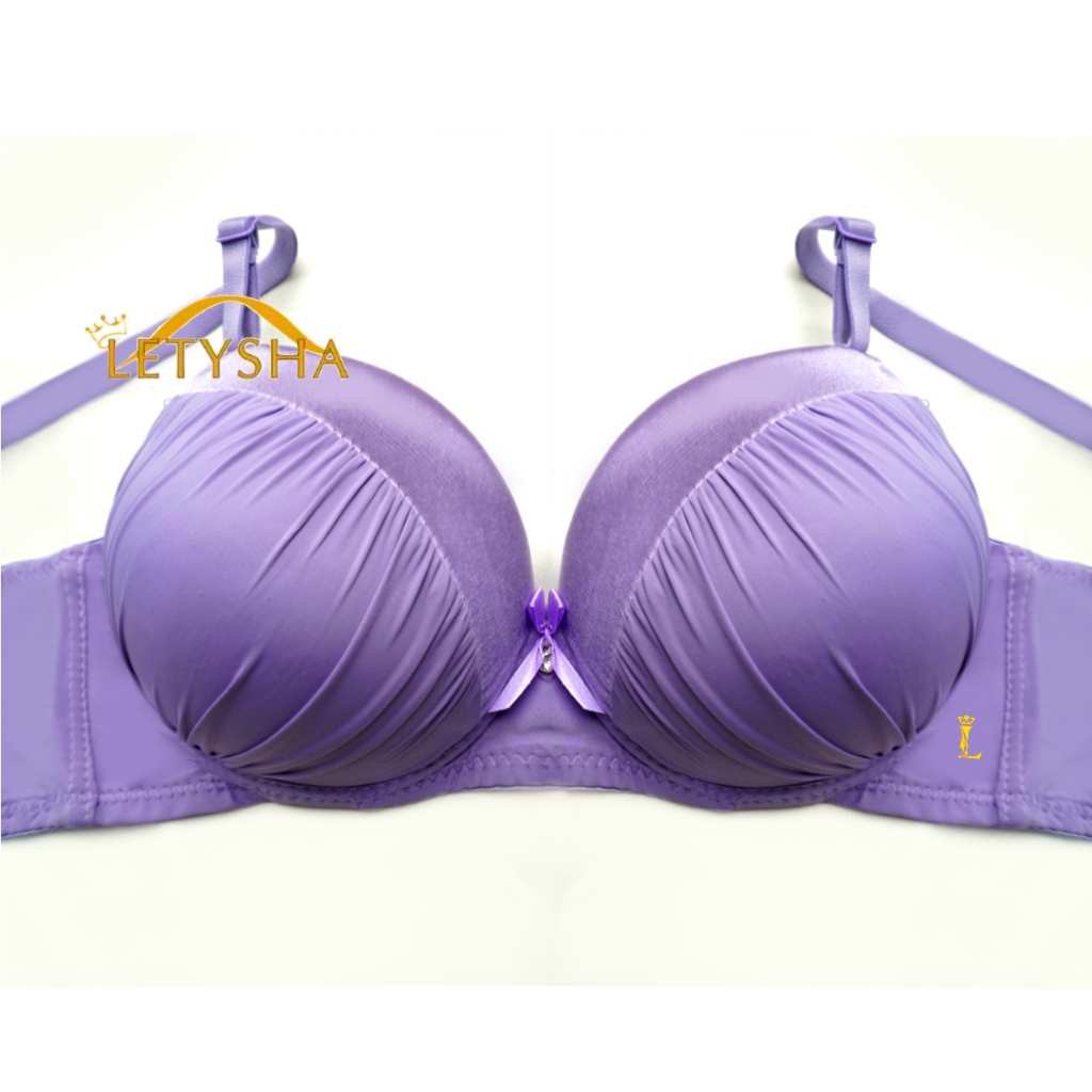 Jual Letysha Premium Bra - Lavender BH Push Up Busa Super Tebal Cup B ...