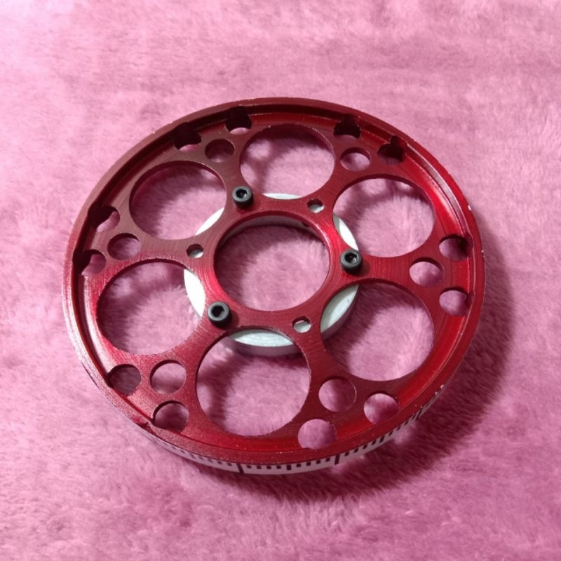 Jual roda paralax warna merah bahan dural / paralax teleskop universal ...